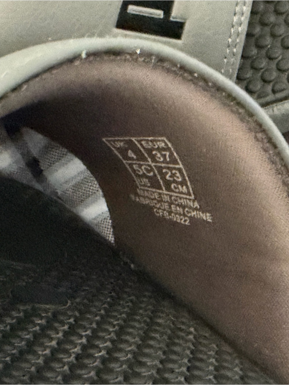 Puma Black and Gray Slide Sandals with Logo Strap - Picture 3 of 3